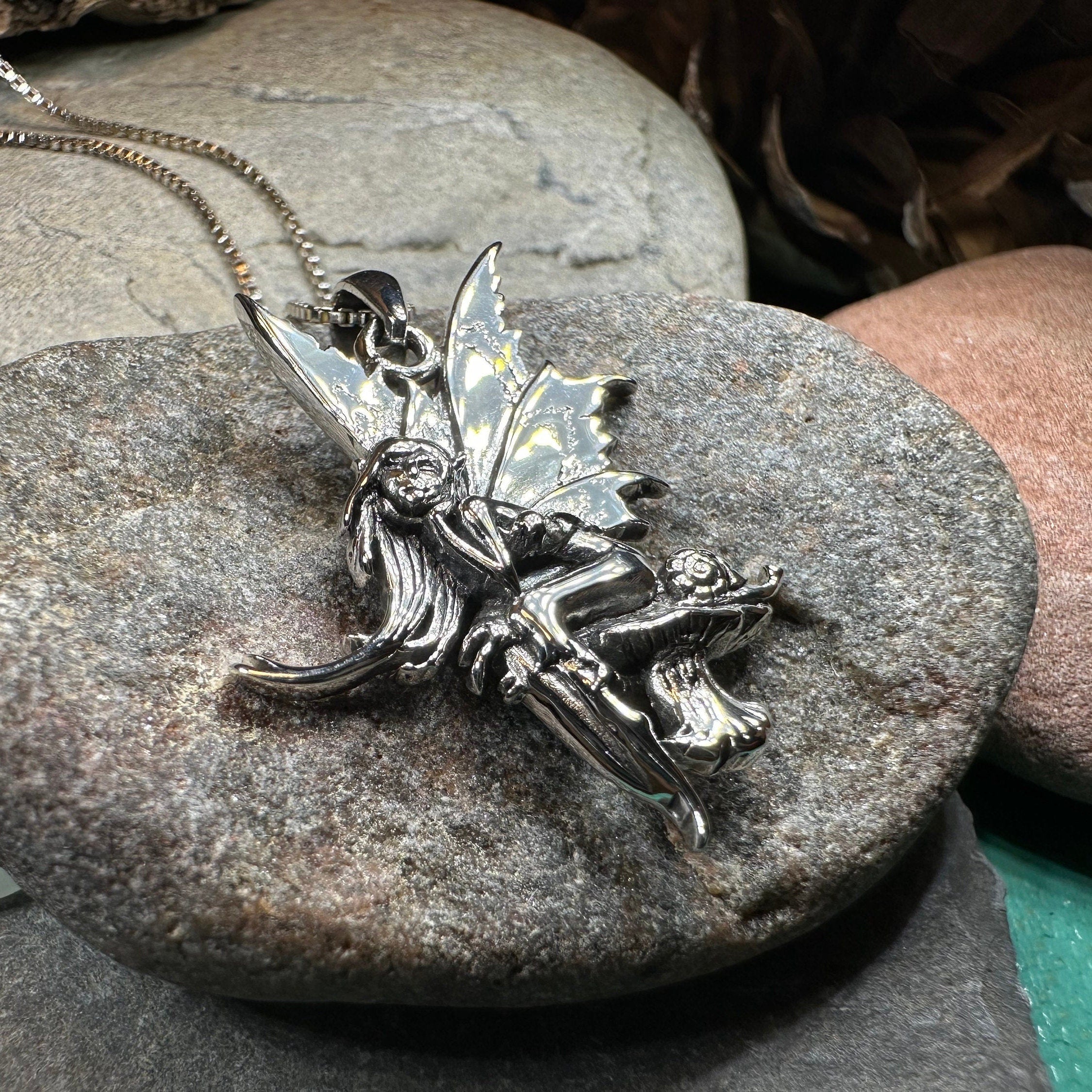 Toadstool Fairy Necklace