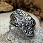 Morrigan Celtic Raven Ring
