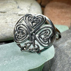 Celtic Knot Shamrock Ring