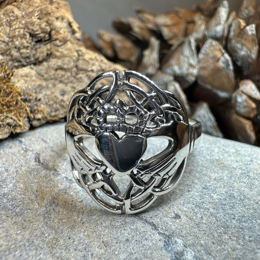 Irish Lace Claddagh Ring