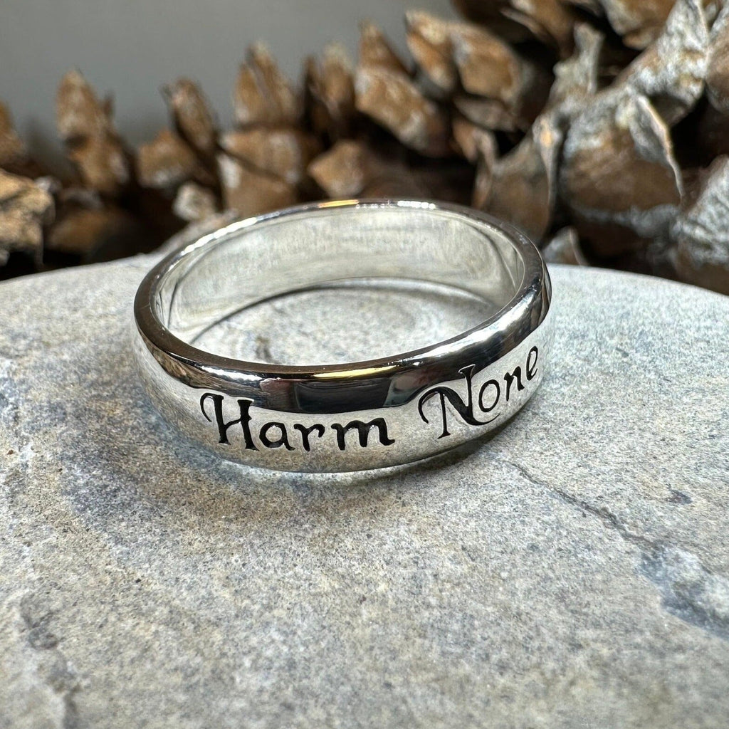 Harm None Wiccan Ring