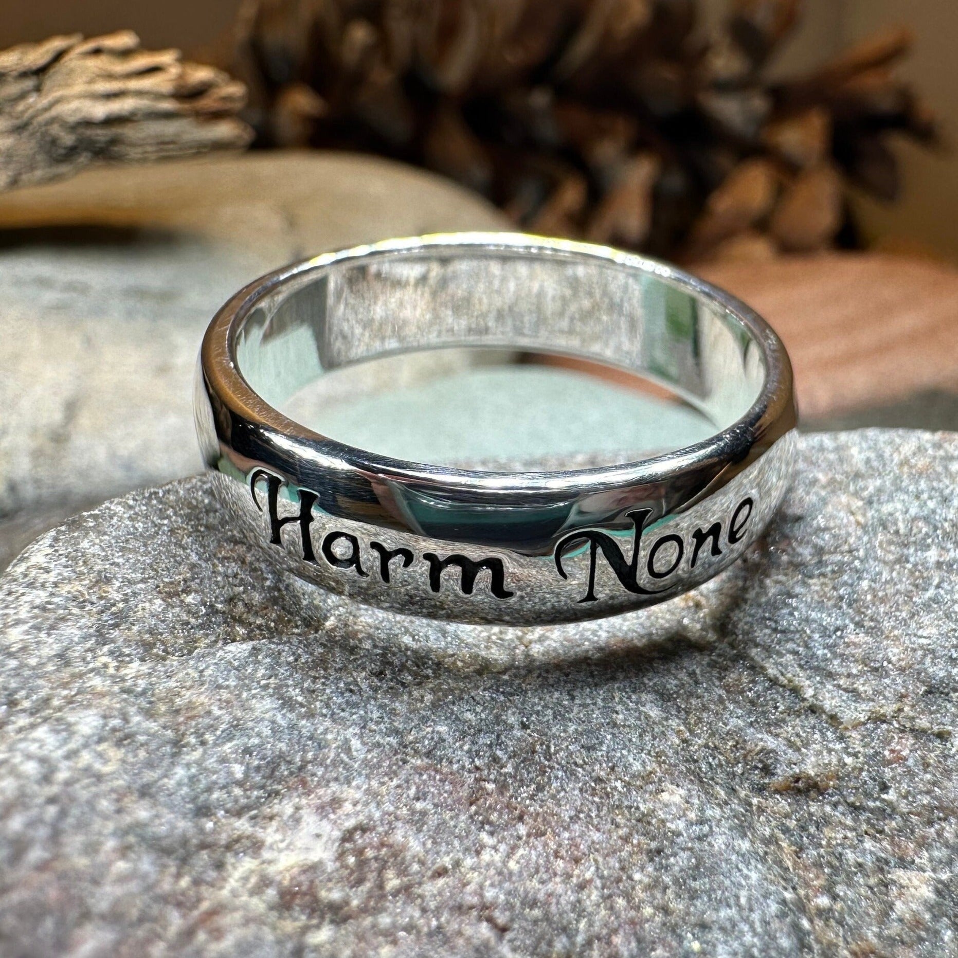 Harm None Wiccan Ring