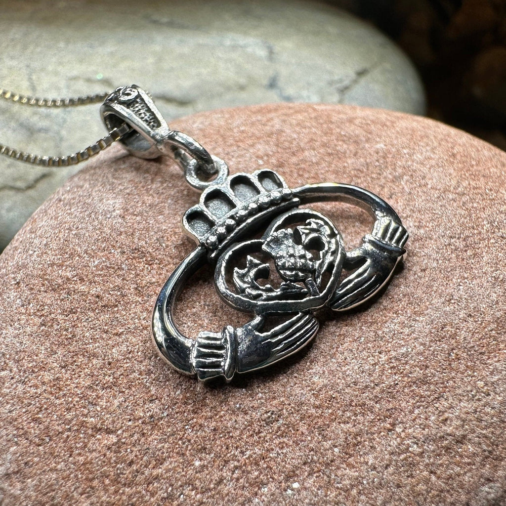 Claddagh Thistle Pendant