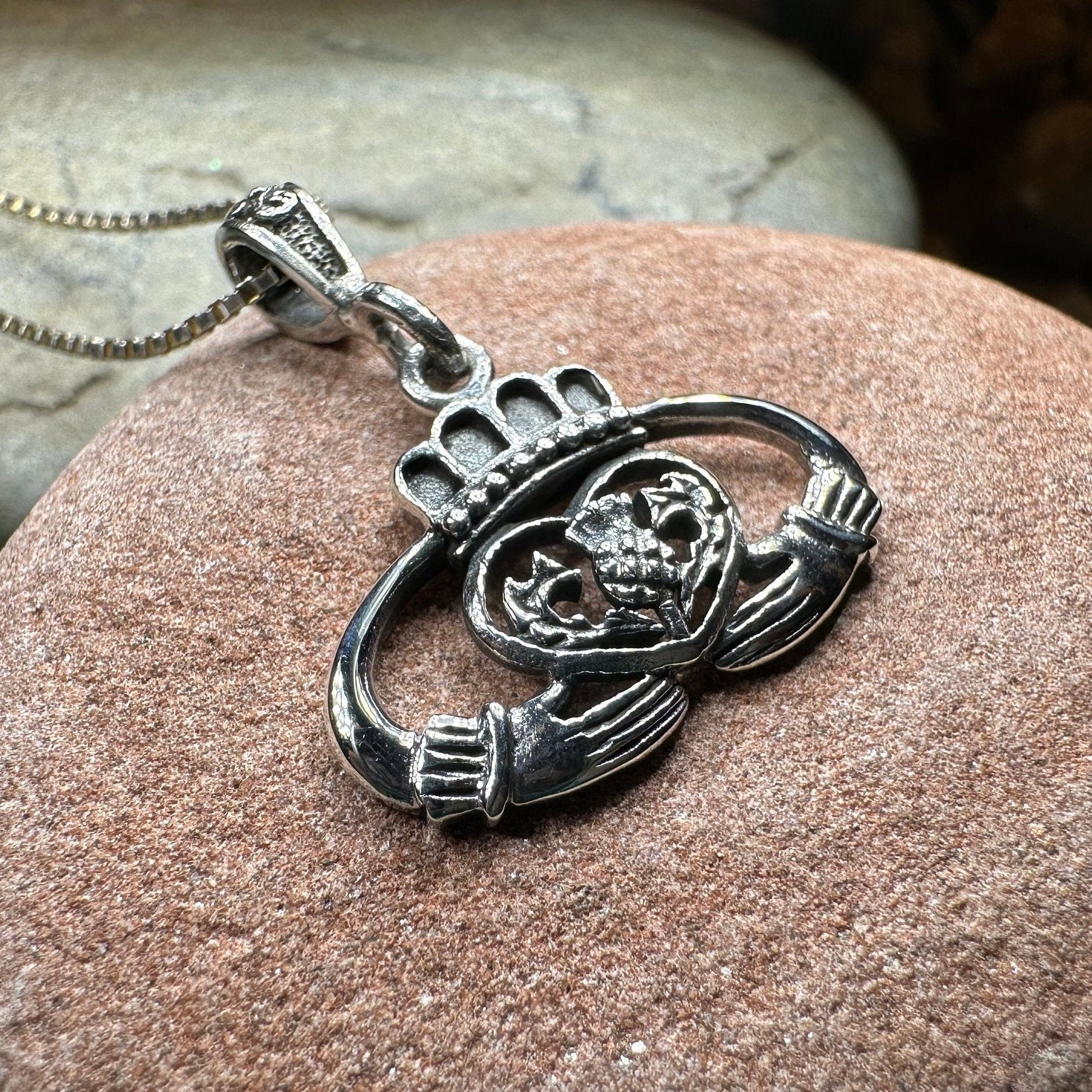 Claddagh Thistle Pendant