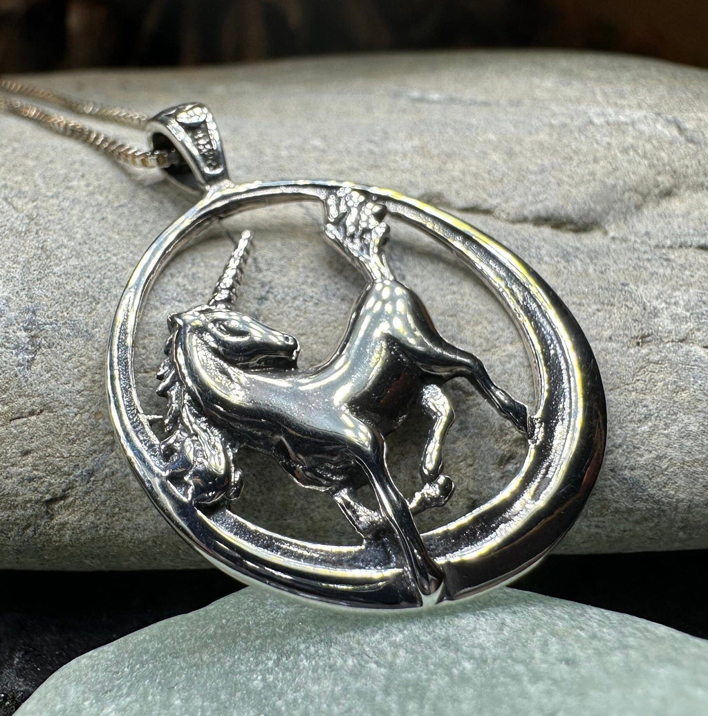 Prancing Unicorn Necklace