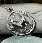Prancing Unicorn Necklace
