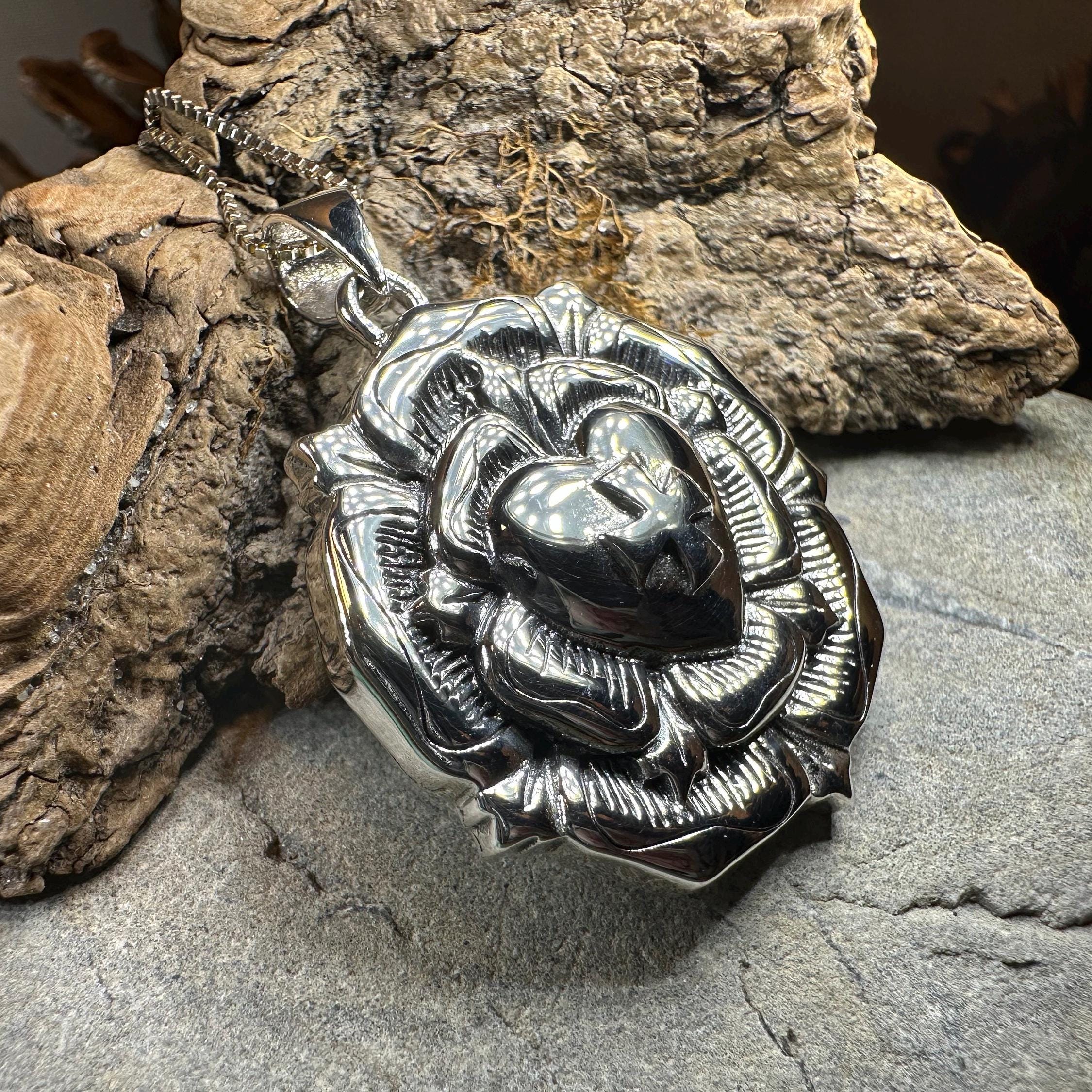 Celtic Rose Cross Necklace