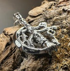 Crescent Moon Italian Cimaruta Pendant