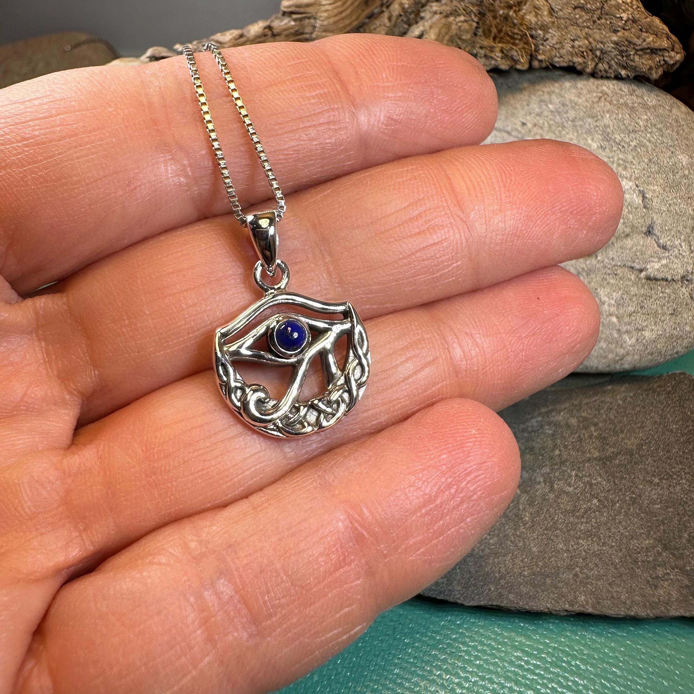 Lapis Lazuli Eye of Horus Necklace