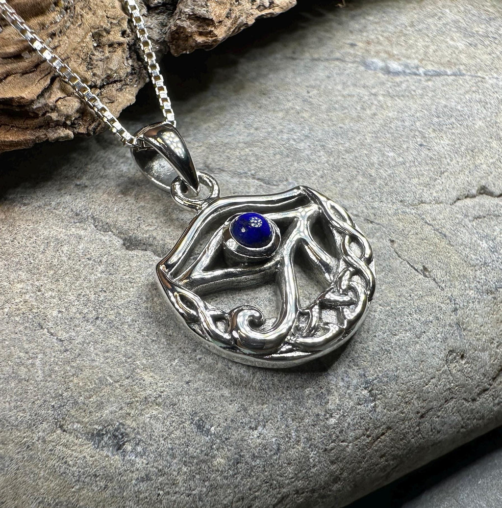 Lapis Lazuli Eye of Horus Necklace