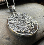 Scales of Justice Saint Michael Pendant