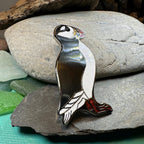 Enamel Scottish Puffin Brooch