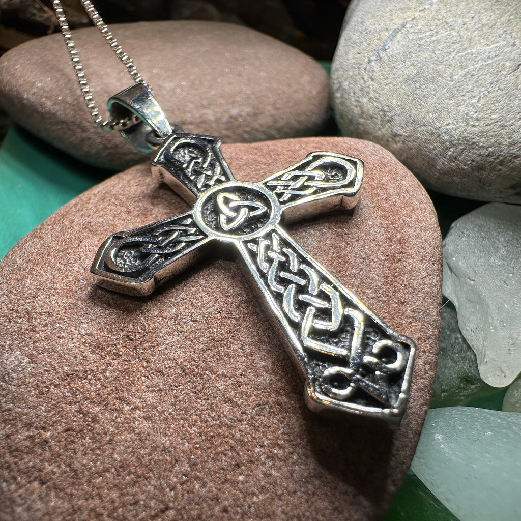 Holy Spirit Celtic Cross Necklace