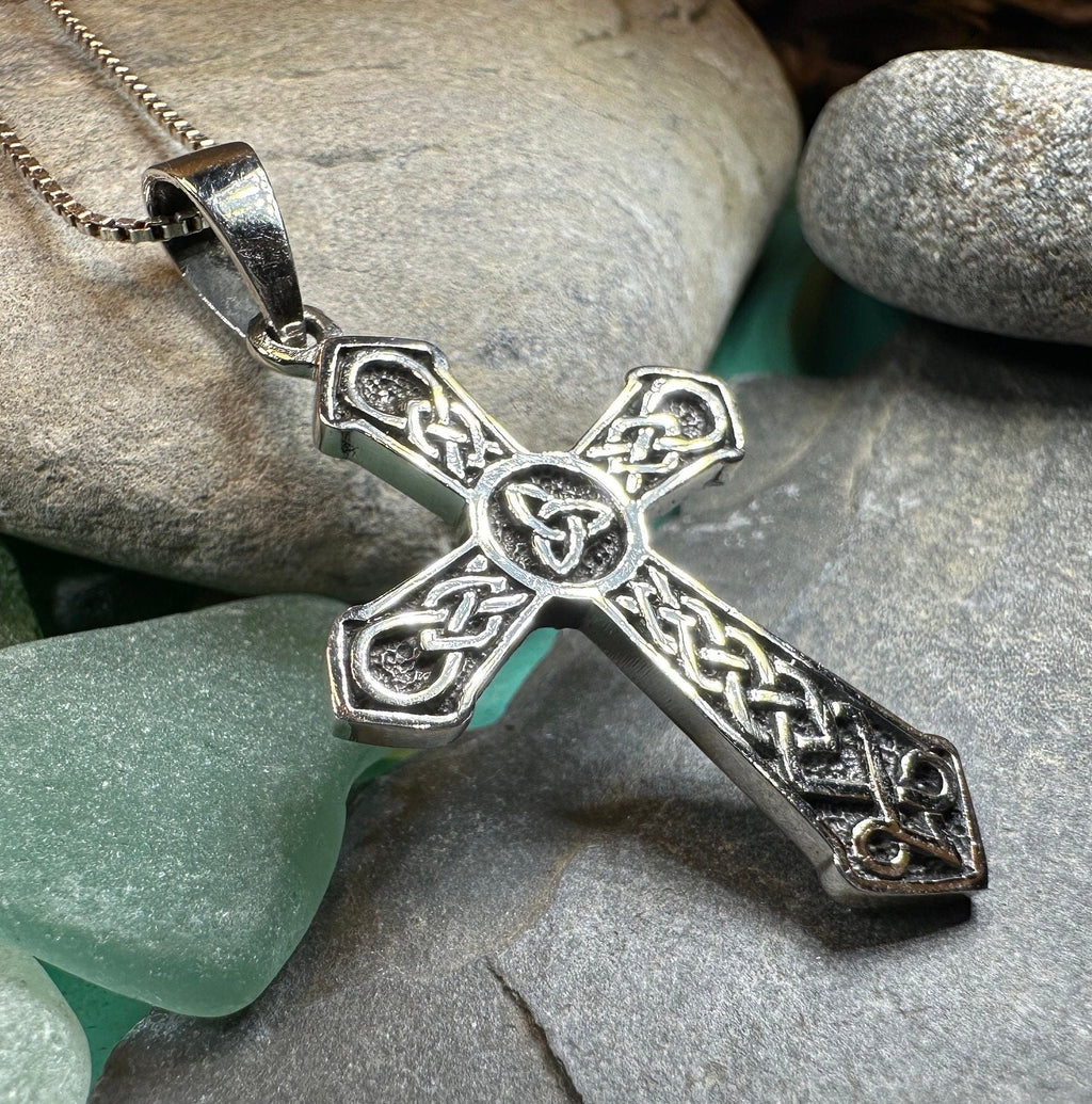 Holy Spirit Celtic Cross Necklace