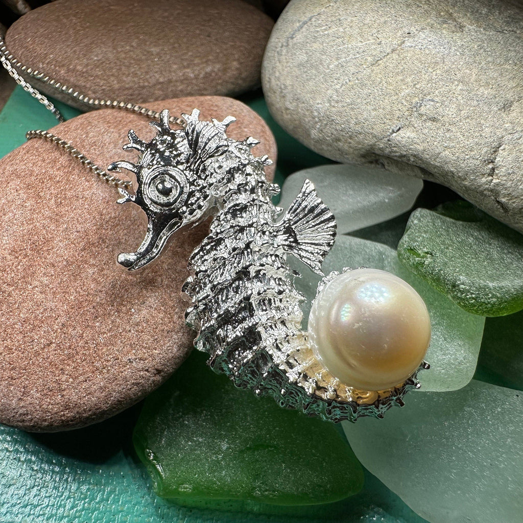 Pearl Seahorse Necklace