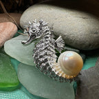 Pearl Seahorse Necklace