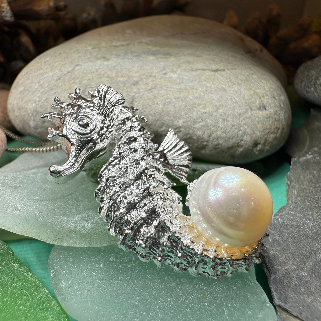 Pearl Seahorse Necklace