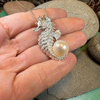 Pearl Seahorse Necklace