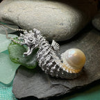 Pearl Seahorse Necklace