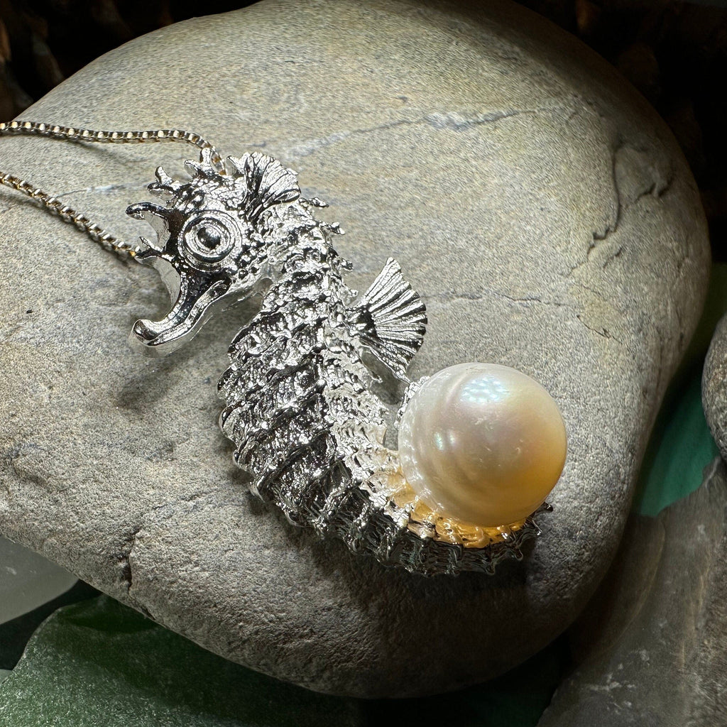Pearl Seahorse Necklace