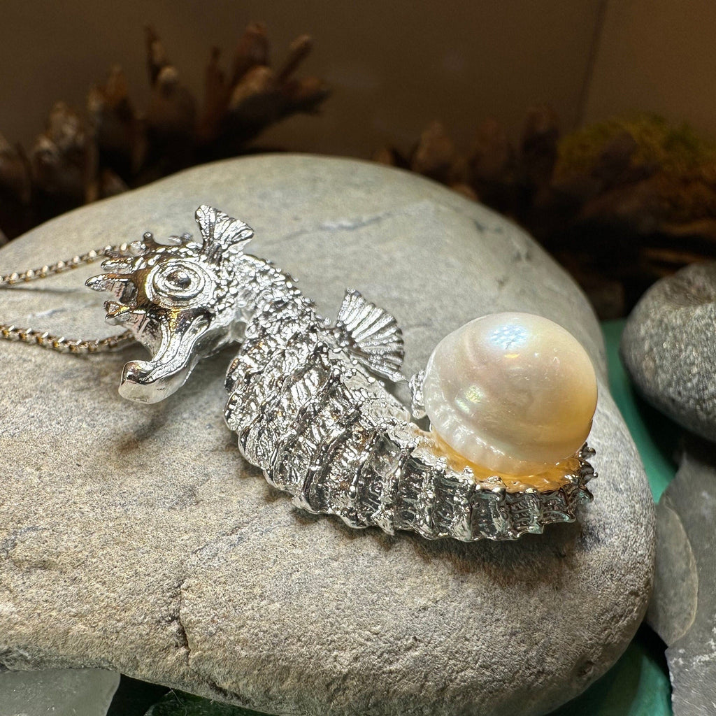 Pearl Seahorse Necklace