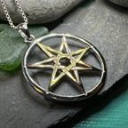 Three Tone Elven Star Necklace