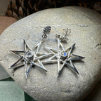 Elven Star Moonstone Earrings
