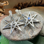 Elven Star Moonstone Earrings