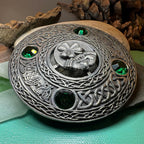 Irish Pride Claddagh Plaid Pin