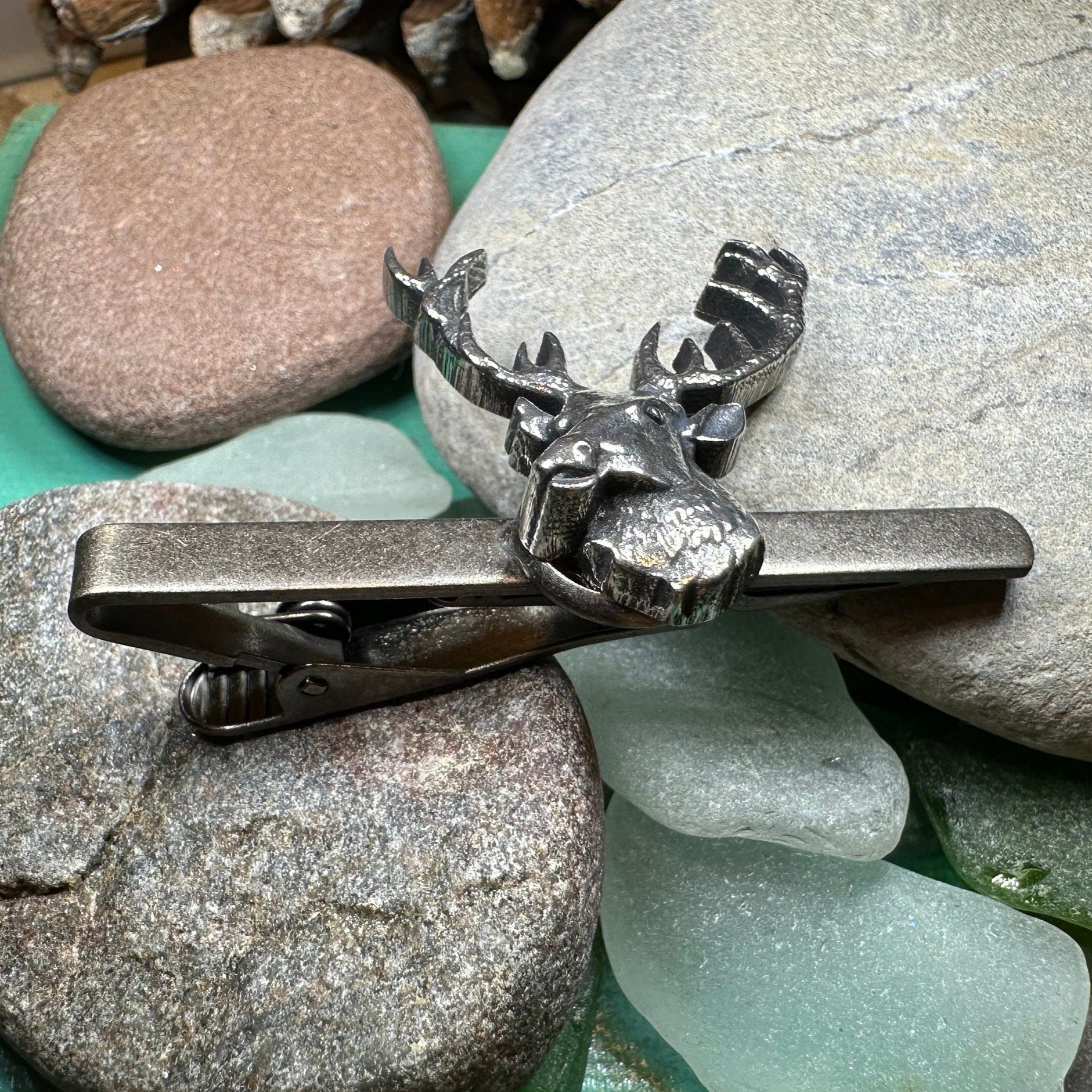 Noble Stag Pewter Tie Bar