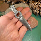 Irish Claddagh & Trinity Knot Kilt Pin