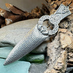 Irish Claddagh & Trinity Knot Kilt Pin