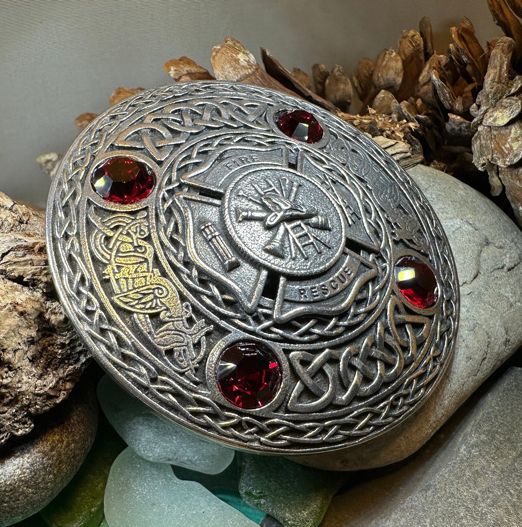 Celtic Fireman Tartan Pin