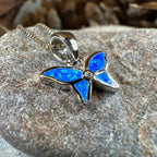 Petite Opal Butterfly Necklace