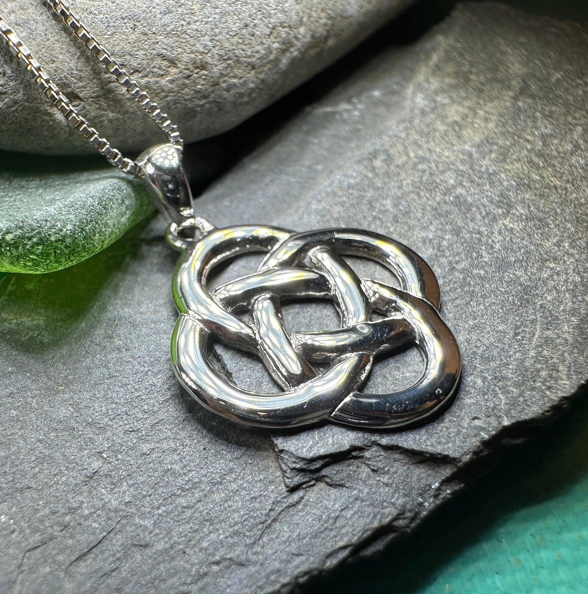 Celtic Strength Dara Knot Necklace