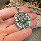 Black Forest Green Man Necklace