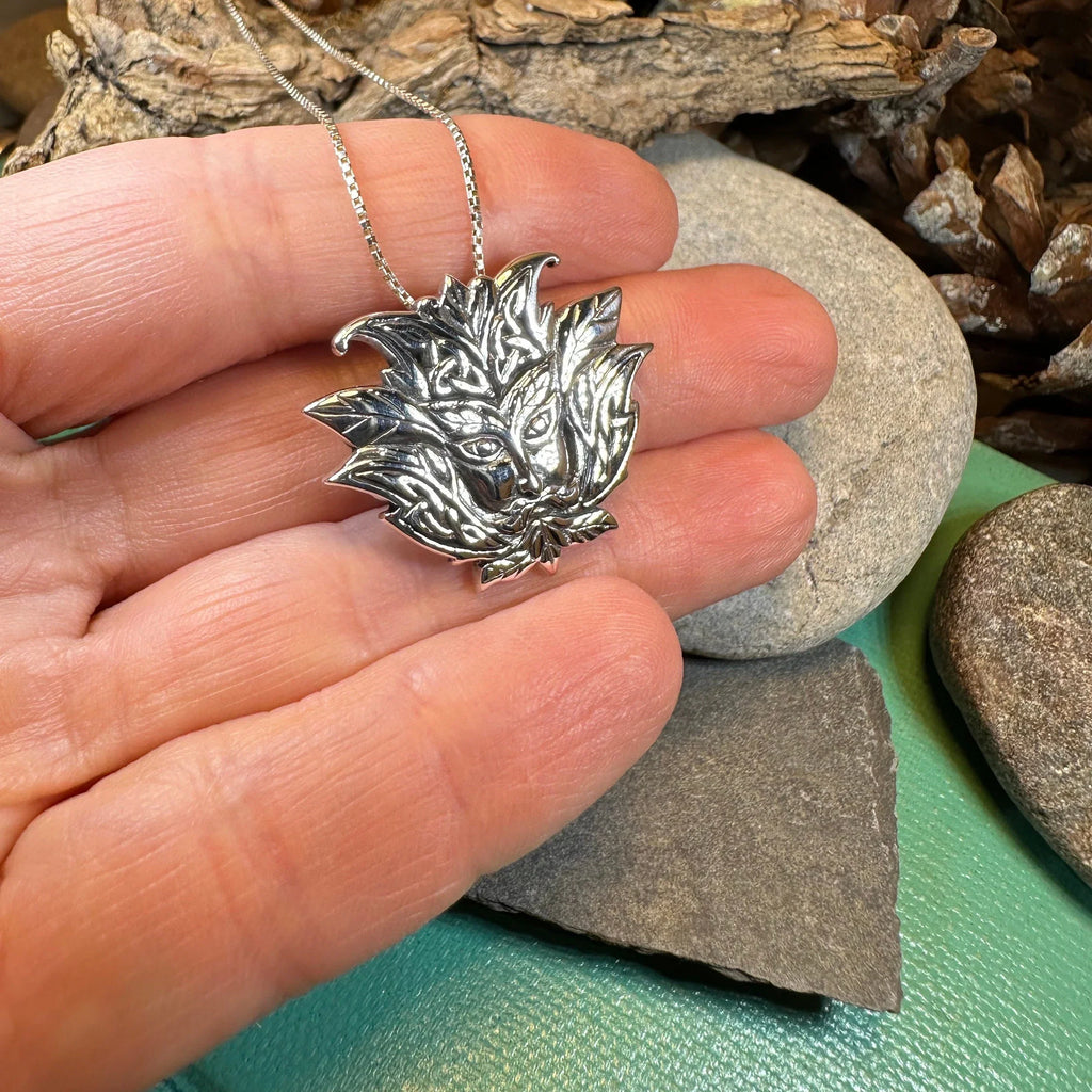 Celtic Green Man Necklace