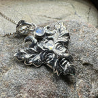 Huelgoat Green Man Moonstone Necklace