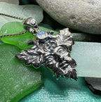 Huelgoat Green Man Moonstone Necklace