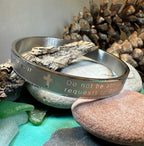 Steel Christian Prayer Bracelet