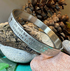 Steel Christian Prayer Bracelet