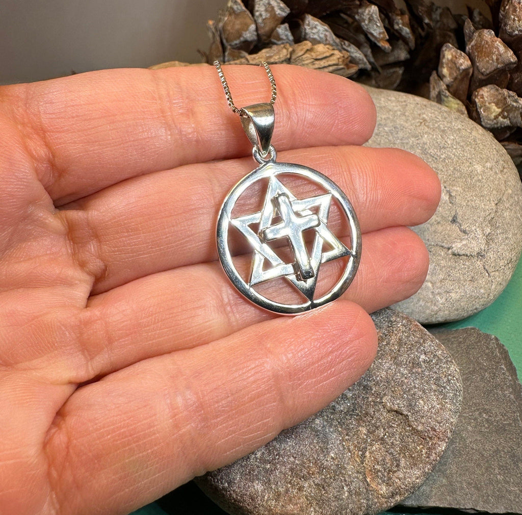 Star of David Cross Necklace