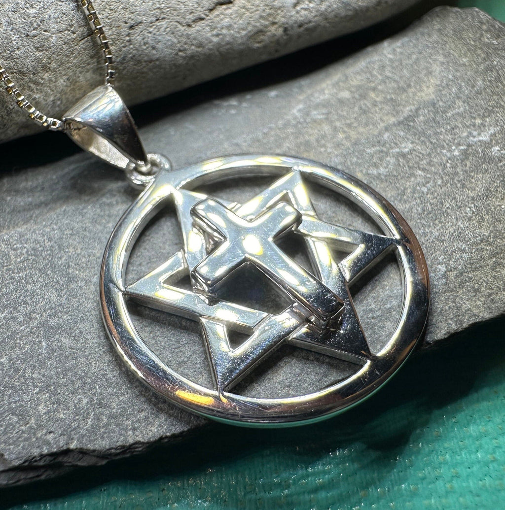 Star of David Cross Necklace