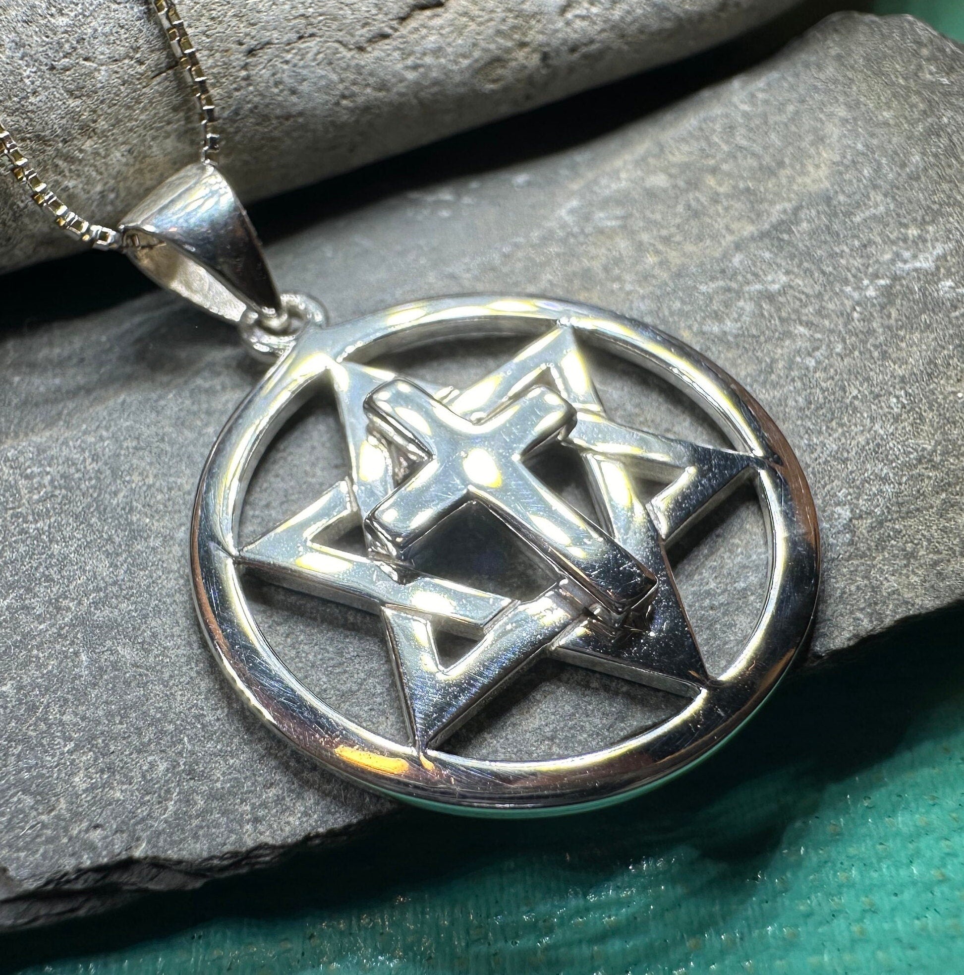 Star of David Cross Necklace