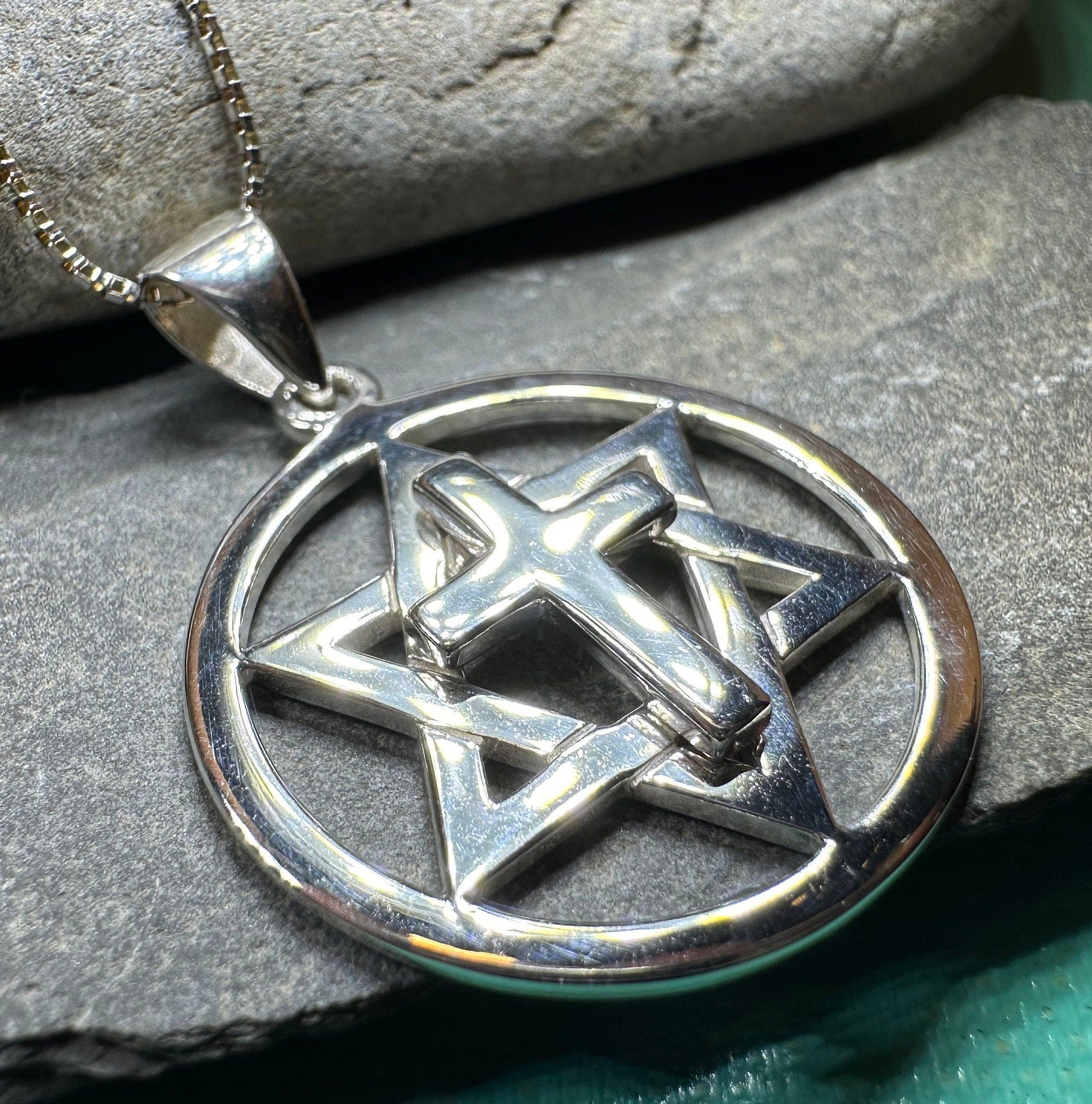 Star of David Cross Necklace