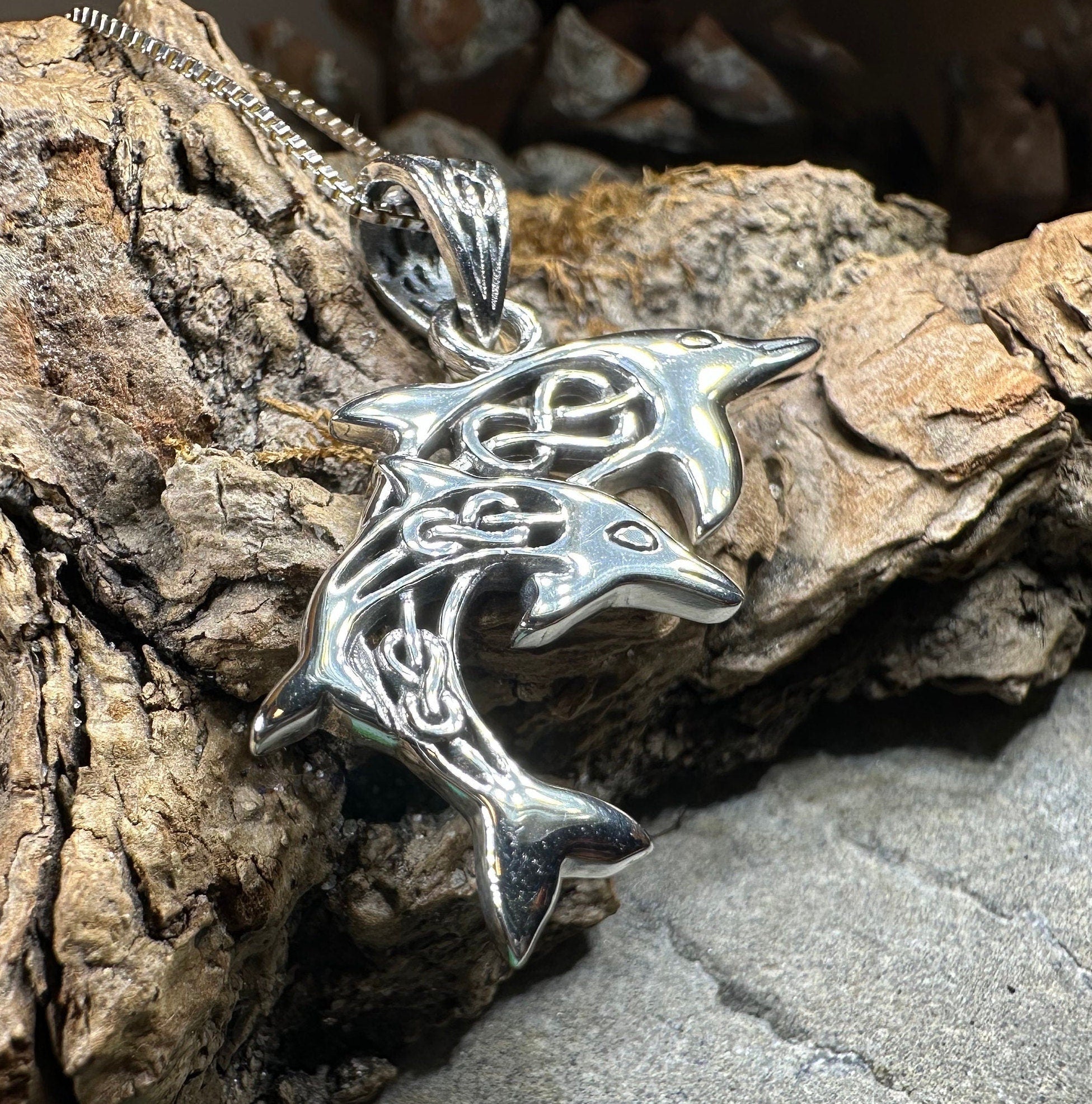 Unity Celtic Dolphin Necklace