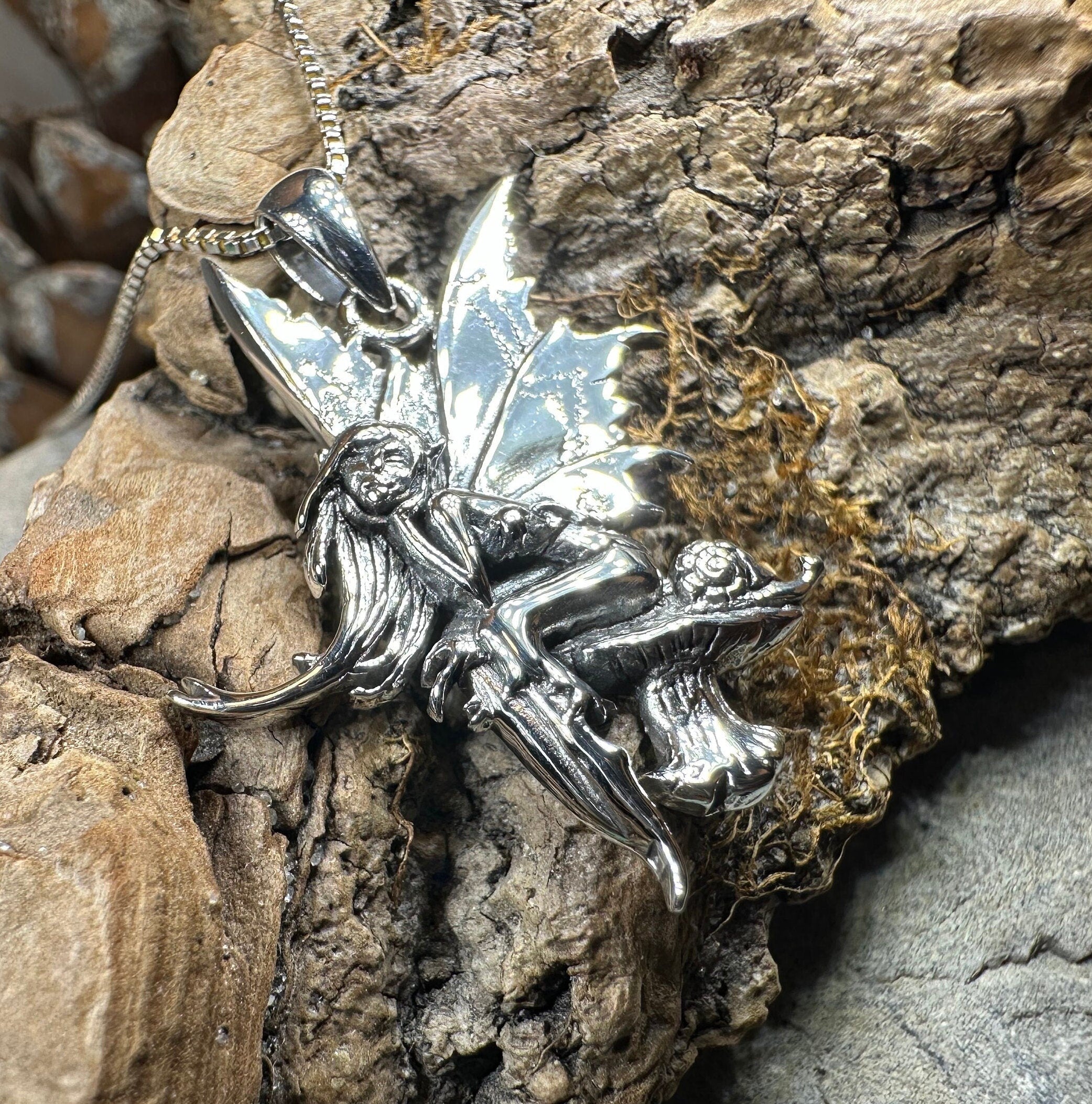 Toadstool Fairy Necklace