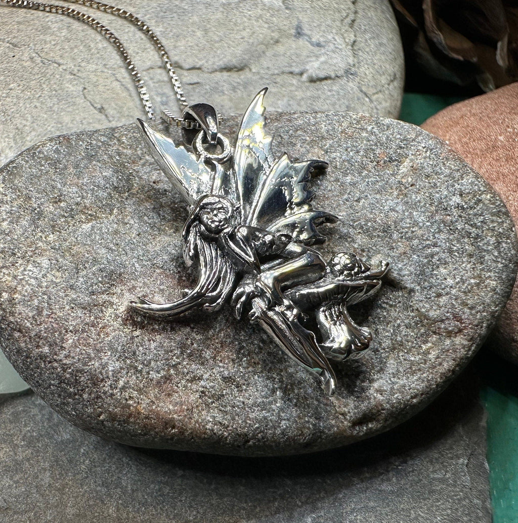 Toadstool Fairy Necklace
