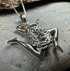 Sicilian Trinacria Triple Spiral Necklace