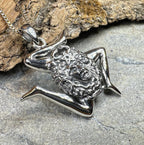 Sicilian Trinacria Triple Spiral Necklace